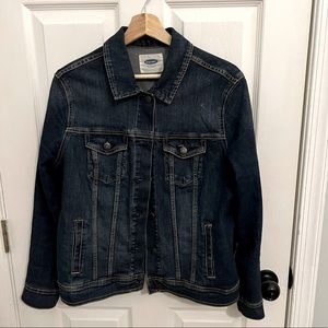 Old Navy dark wash, classic denim jacket